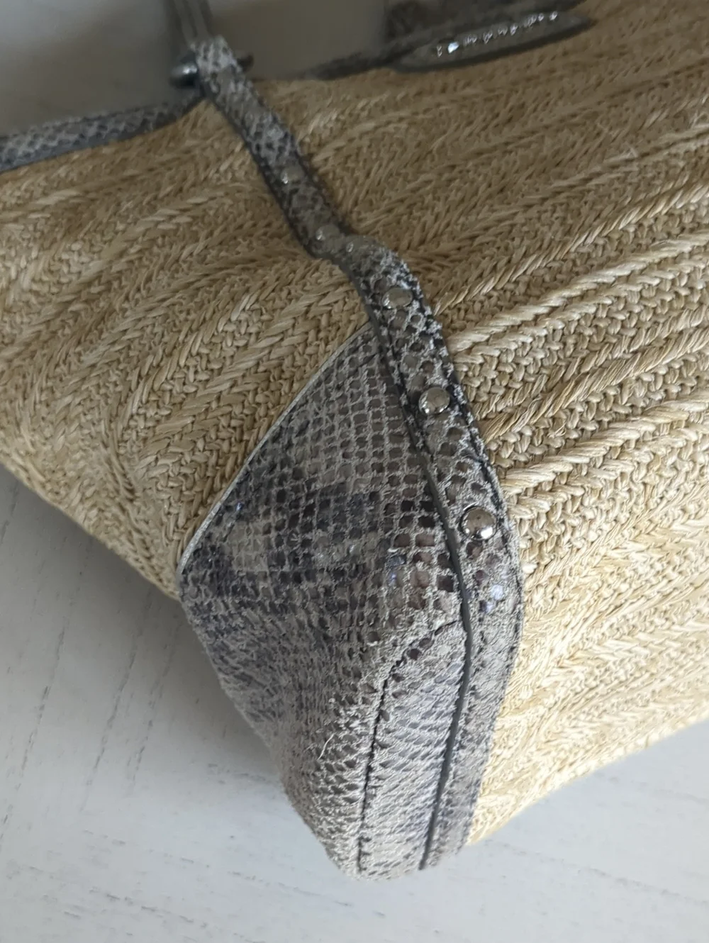 Coach Alexandra Straw Tote BagStyle: B1320-F21959